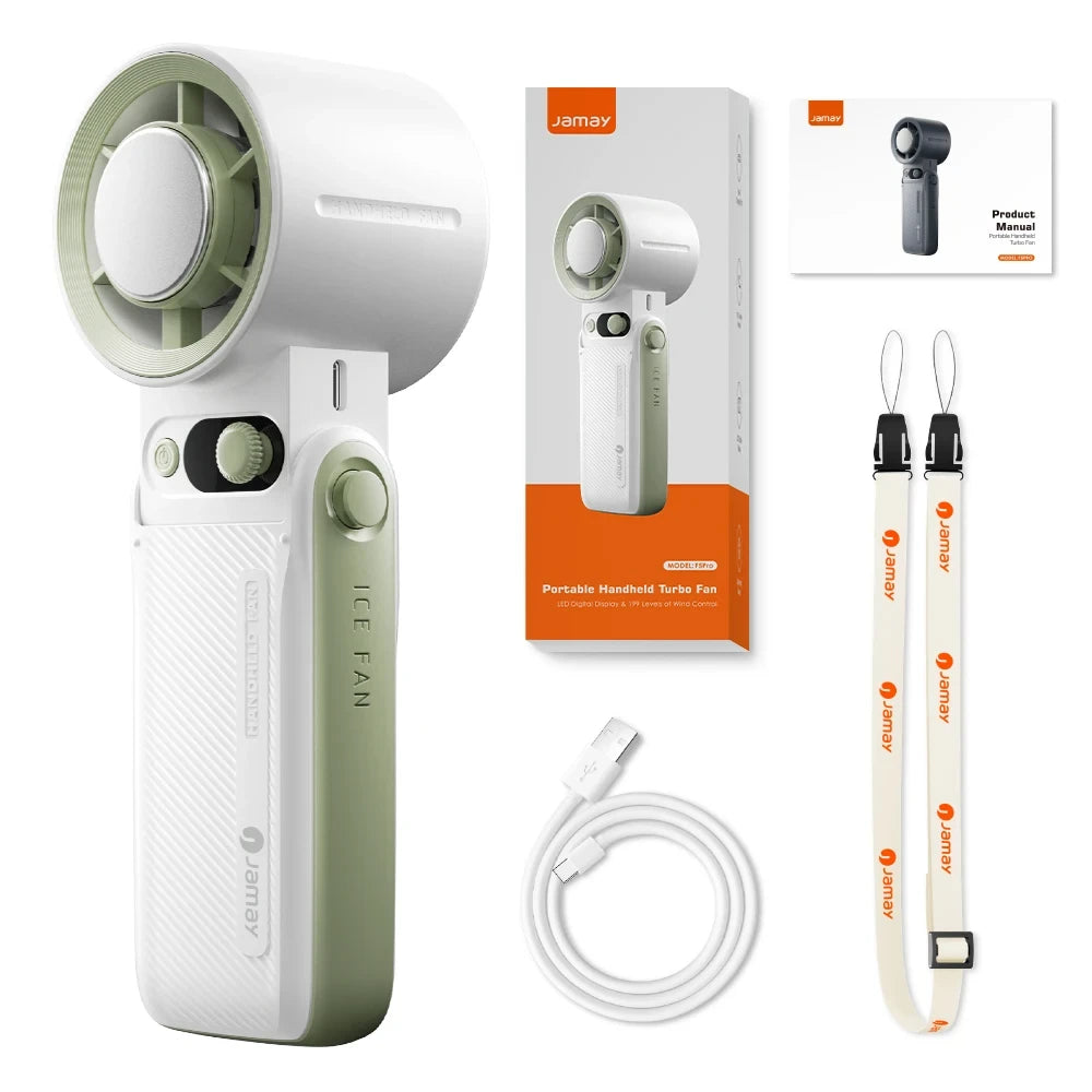 TurboGrip Handheld Foldable Outdoor Fan