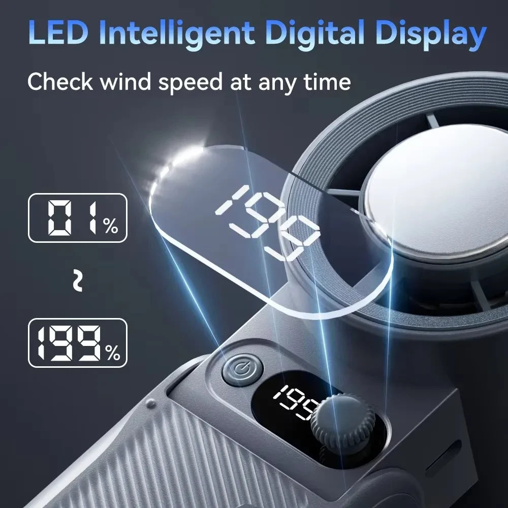 TurboGrip Handheld Foldable Outdoor Fan